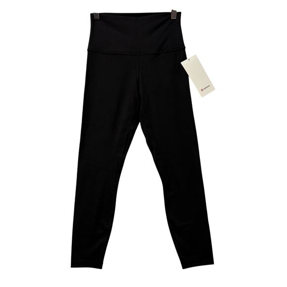 Lululemon Women Size 6 Pants Align High-Rise 25" NEW Textured Diamond Black Yoga - Picture 12 of 12